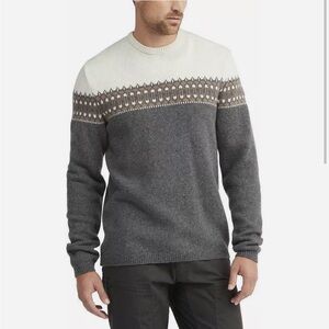 Fjallraven ovik Scandinavian wool blend knit sweater